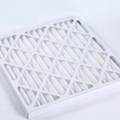 Filtros de panel de fibra sintética de pliegues