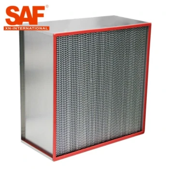 Filtración de aire del filtro HEPA de alta temperatura